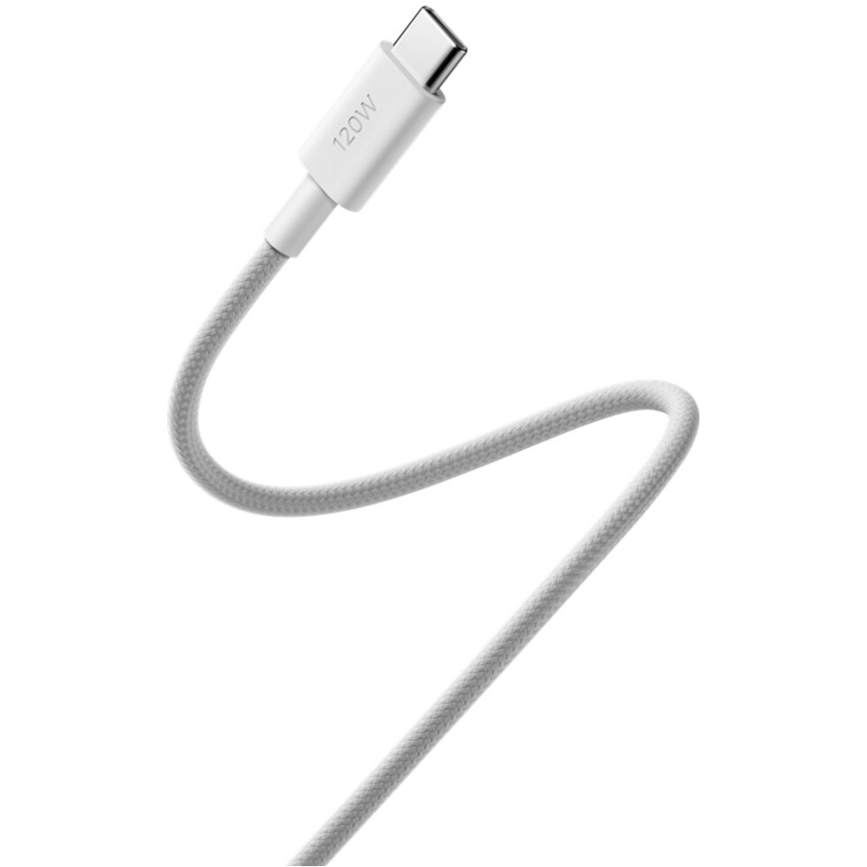 Кабель Xiaomi Type-C to Type-C 120W 6A 2м White (BHR087AGL) — фото 3