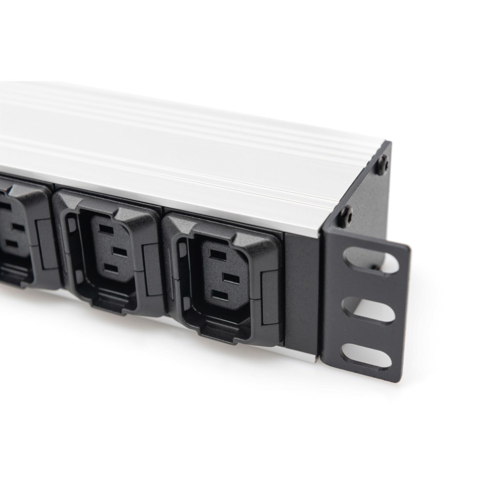 Силовий блок 19" 1U w/PDU 8xC13, 2xC19, 16A, 250V, вилка C20 Digitus (DN-95427) — фото 8