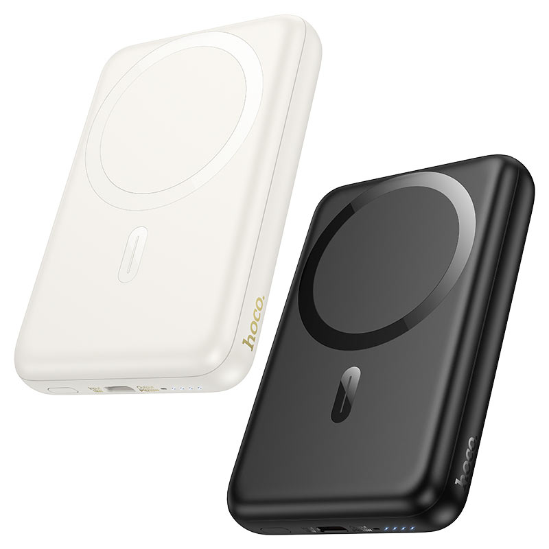 Батарея універсальна Hoco J141 Grace PD20W 10000mAh Milky White — фото 5