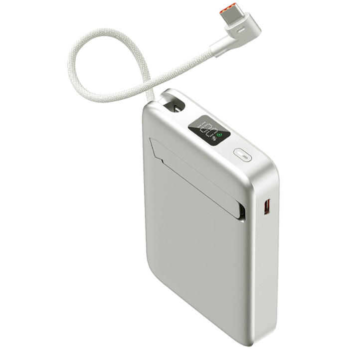Батарея універсальна Sigma X-power SI10A8QL-MAG 10000mAh 22.5W MagSafe/PD/QC 2.0-3.1 Silver (4827798161012) — фото 2