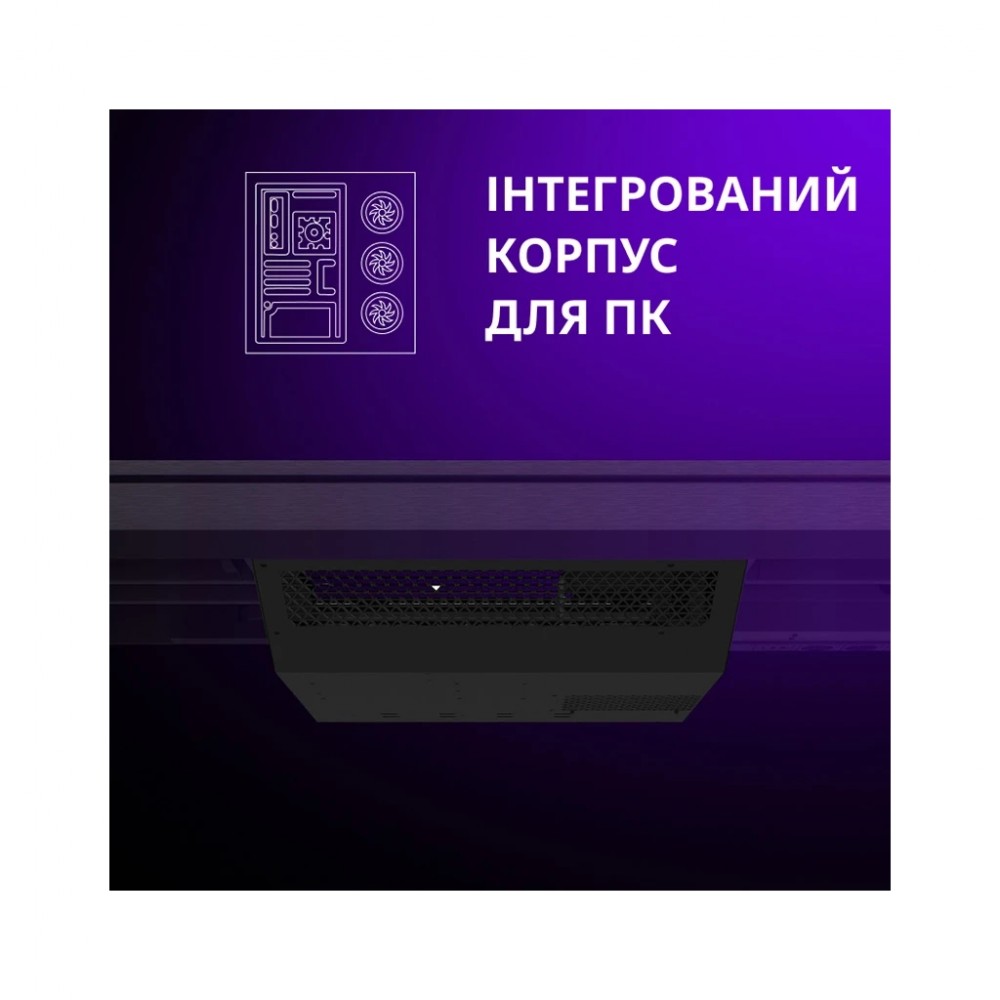 Комп'ютерний стіл Lorgar ELITE 90G Glass Black (LRG-DE90G) — фото 8