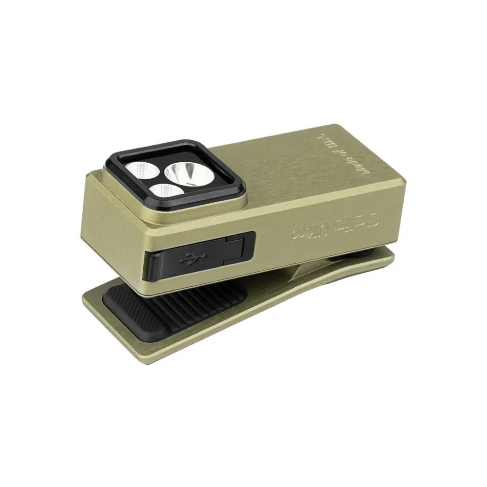 Ліхтар Olight Oclip Ultra Olive green (0.0000.3130) — фото 6
