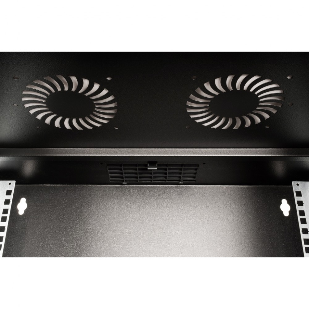 Шафа настінна Digitus 9U SOHO Pro 19" 540*400*460мм(Ш*Г*В), black (DN-49205) — фото 8