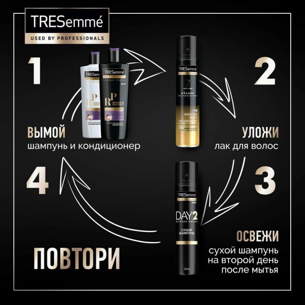Сухий шампунь Tresemme Об'єм 250 мл (8710847940781) — фото 2