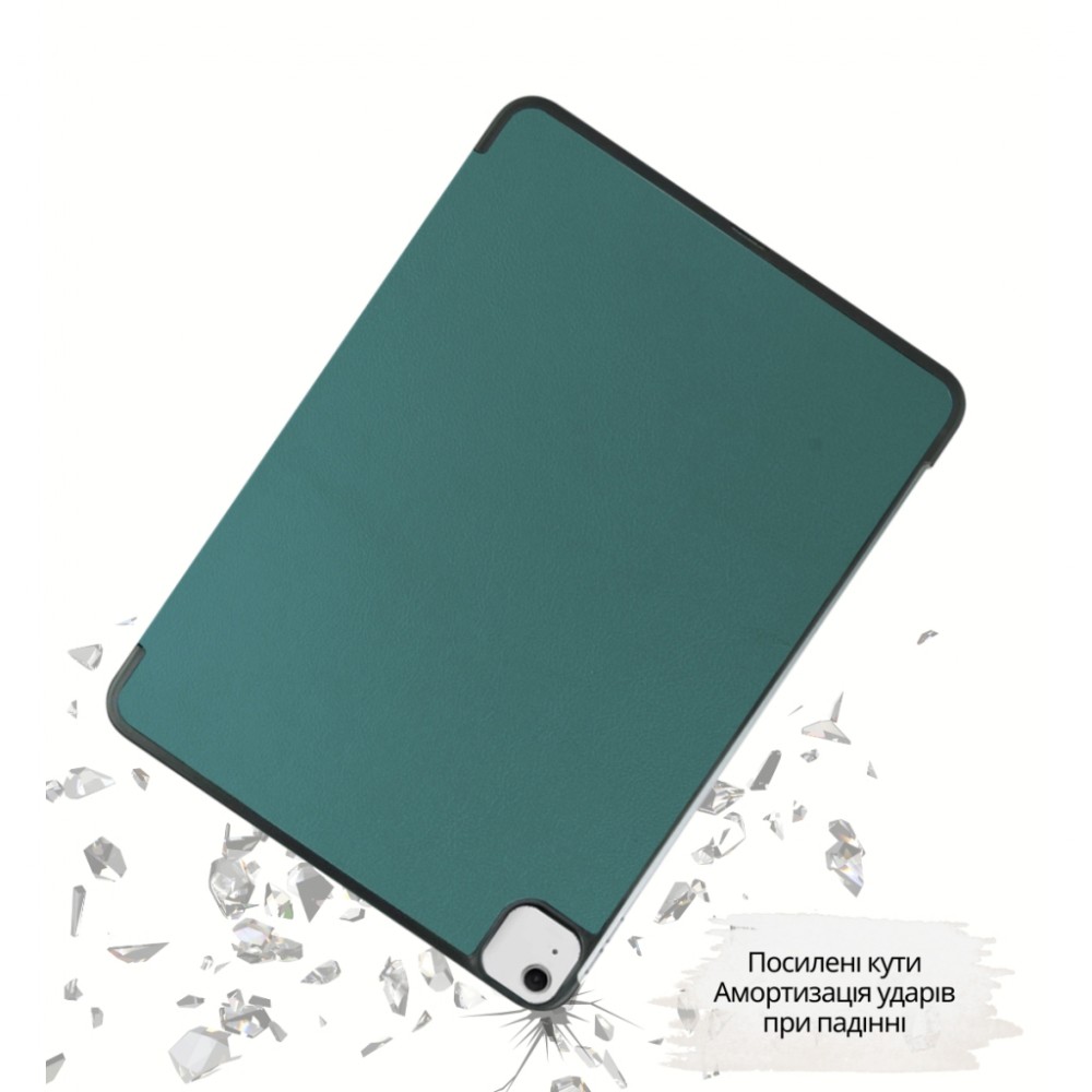 Чохол до планшета BeCover Smart Case Apple iPad Air 13" M4 2026 Dark Green (715302) — фото 4