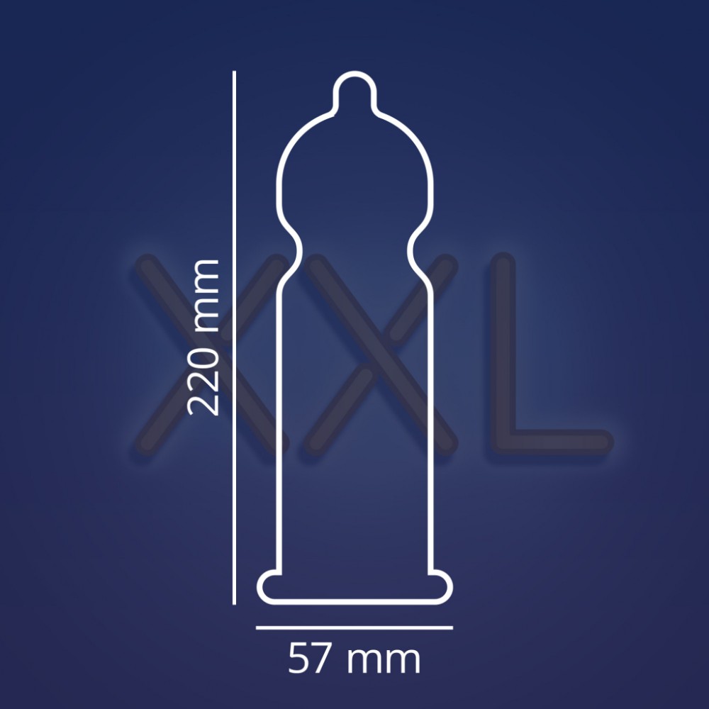 Презервативи Contex Extra Large збільшеного розміру з силіконовою змазкою 12 шт. (5060040302231) — фото 4