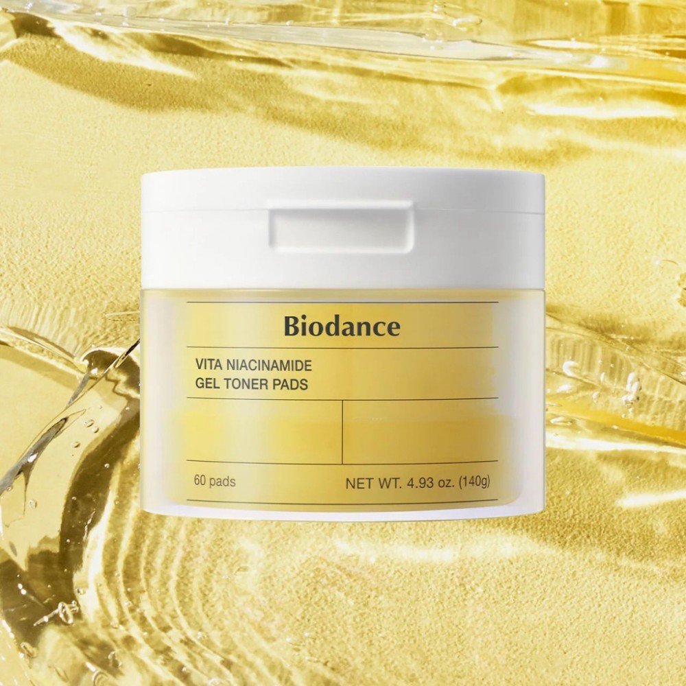Патчі для обличчя Biodance Vita Niacinamide Gel Toner Pad 60 шт. (8809891183685) — фото 5