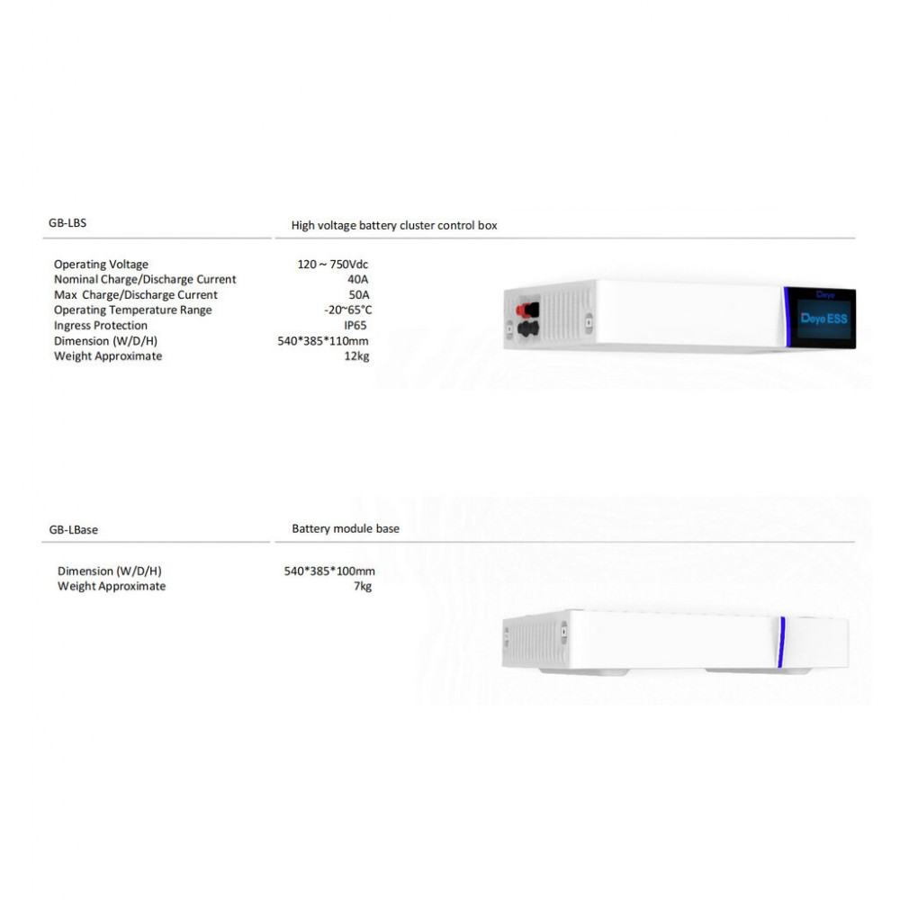 BMS контролер Deye GB-SL + Base for AIO (GBLB) (GB-SL +Base forAIO (GBLB)) — фото 2