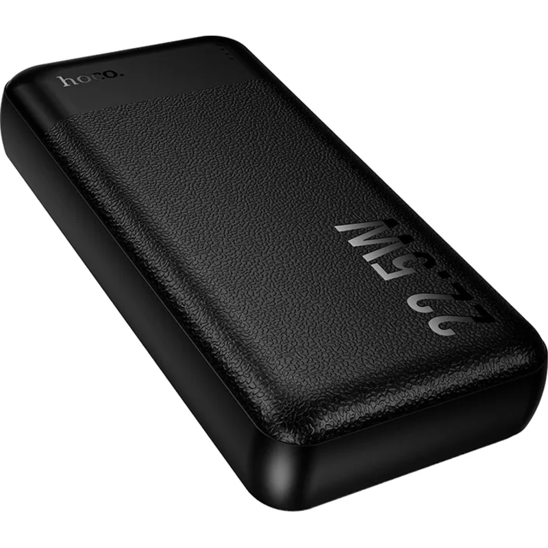 Батарея універсальна Hoco J159A Essence 22.5W+PD20W 20000mAh Black — фото 2