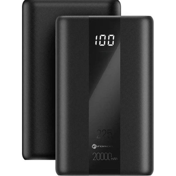 Батарея універсальна Forcell P20k2 20000mAh 22.5W Black — фото 2