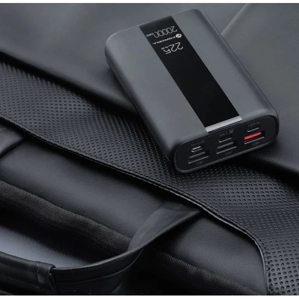Батарея універсальна Forcell P20k2 20000mAh 22.5W Black — фото 4