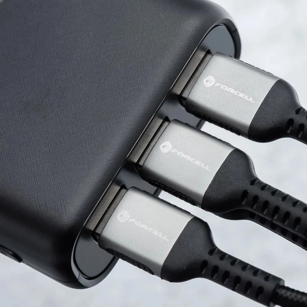 Батарея універсальна Forcell P20k2 20000mAh 22.5W Black — фото 6