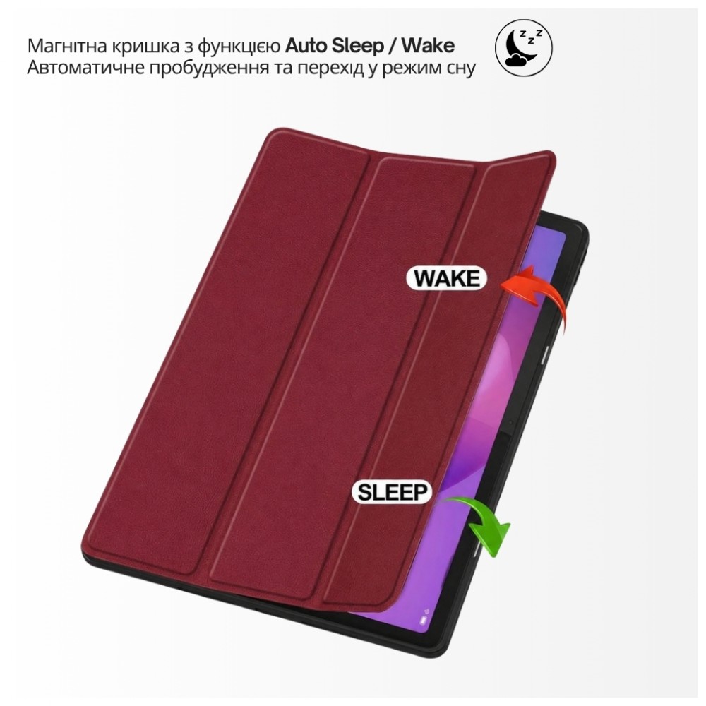 Чохол до планшета BeCover Flexible TPU Mate Lenovo Idea Tab / K11 (2nd Gen) TB336 / Xiaoxin Pad (2025) 11" Red Wine (715635) — фото 7