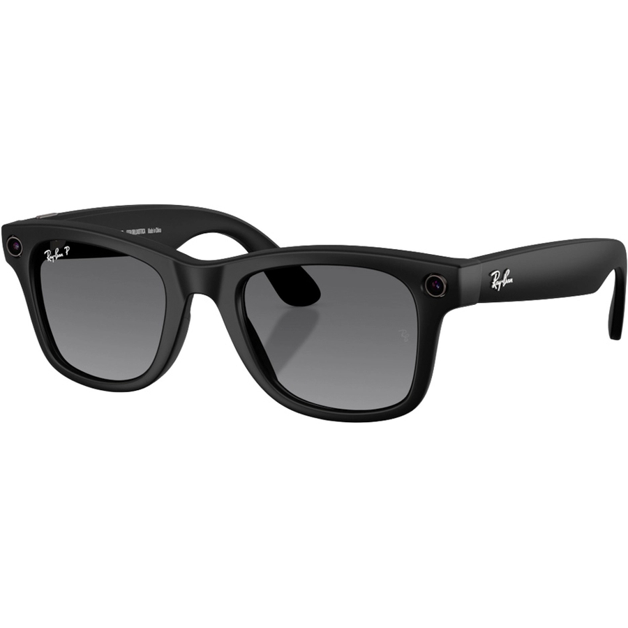 Смарт-окуляри Ray-Ban Meta Wayfarer Gen 2 Large Matte Black Frame / Gradient Graphite Lenses (RW4012 601ST3 53-22) — фото 4