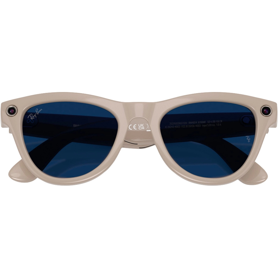 Смарт-окуляри Ray-Ban Meta Skyler Gen2 Stand.Shiny Chalky Gray Frame/Clear to Sapphire Transit.Lenses (RW4014 6700MF 52-20) — фото 8