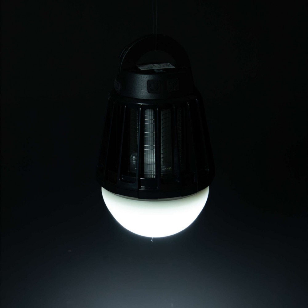Ліхтар Bo-Camp + знищувач комах Atom WP Rechargable 180 Lumen Black (5818804) (DAS303870) — фото 5
