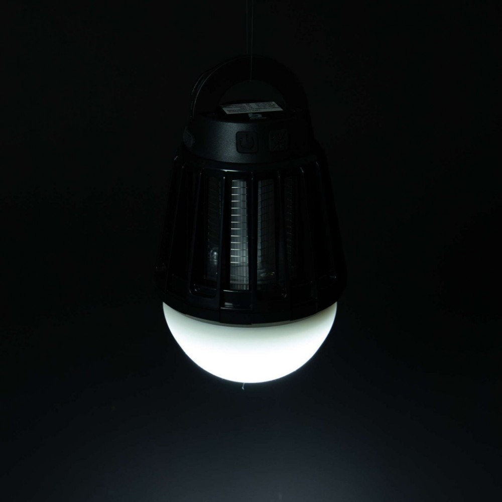 Ліхтар Bo-Camp + знищувач комах Atom WP Rechargable 180 Lumen Black (5818804) (DAS303870) — фото 7