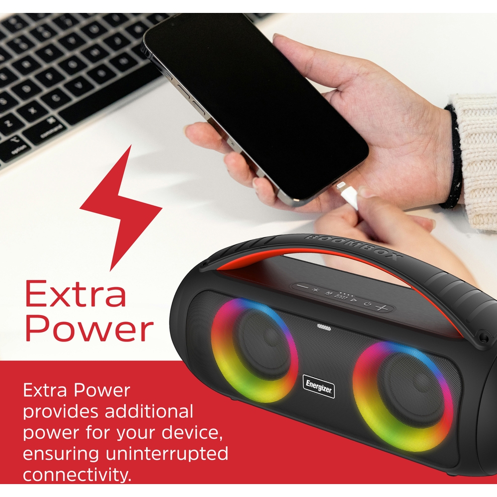 Акустична система Energizer BTS258 Black — фото 6