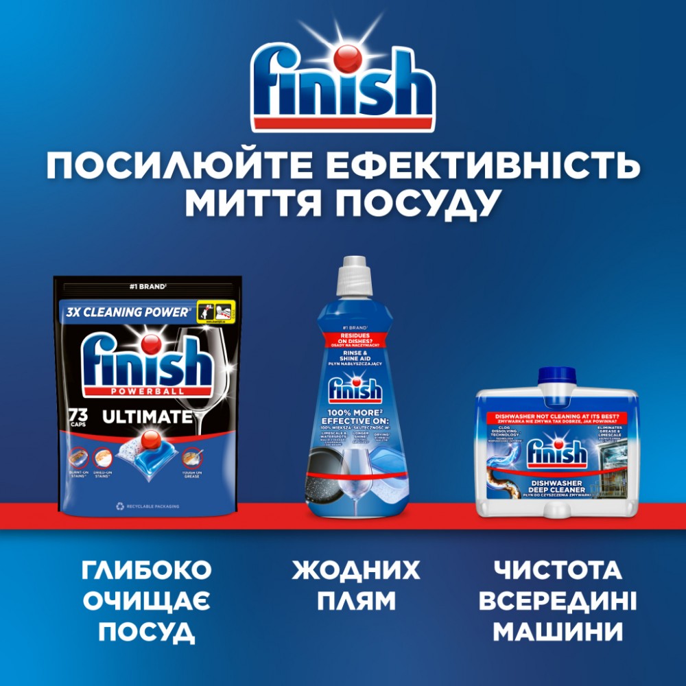 Таблетки для посудомийних машин Finish Ultimate 102 шт. (5900627119749) — фото 5