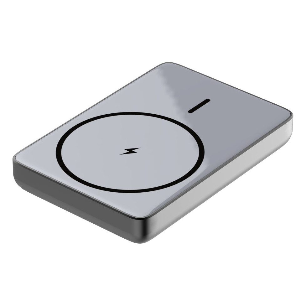 Батарея універсальна ATRIA PD20W USB-C 15W Wireless MagSafe 10000mAh Black (WPD-W72B) — фото 3