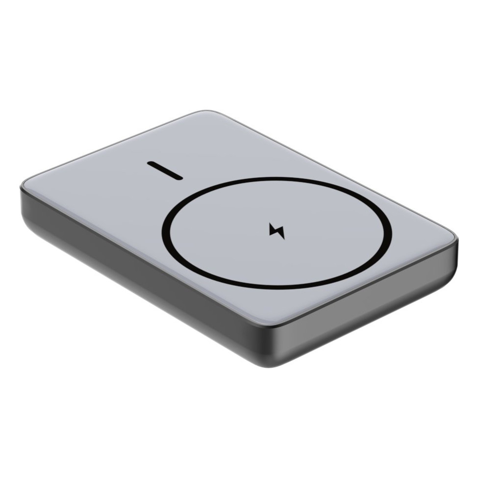 Батарея універсальна ATRIA PD20W USB-C 15W Wireless MagSafe 10000mAh Black (WPD-W72B) — фото 4