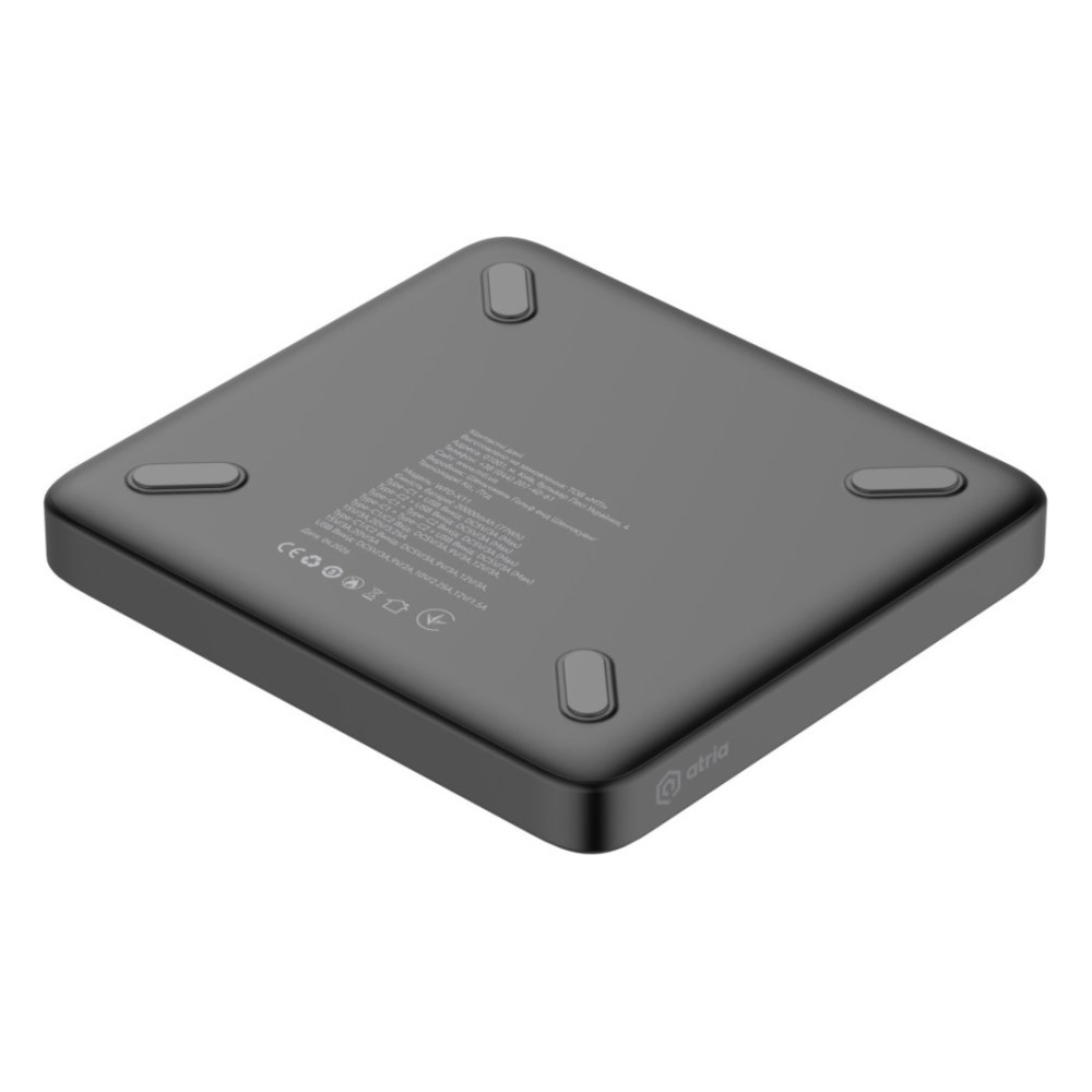 Батарея універсальна ATRIA 100W USB-C laptop/phone 20000mAh (WPD-X11) — фото 3