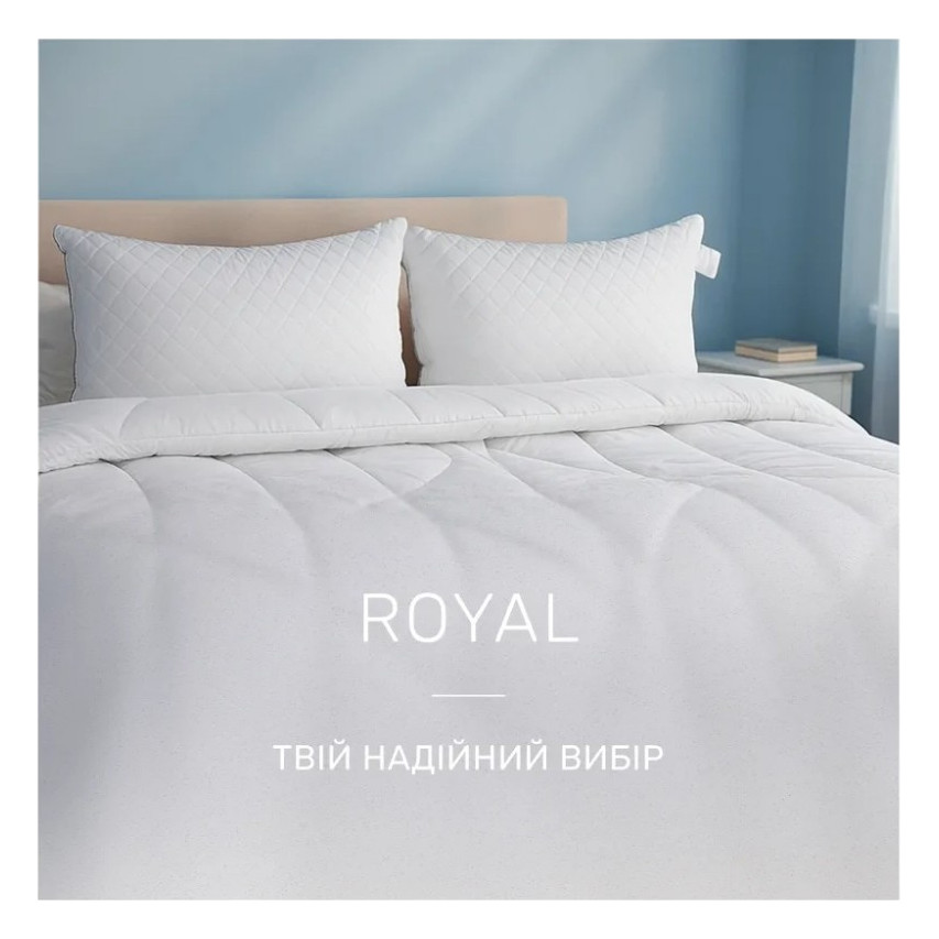 Ковдра MirSon Набір 9591 Royal Ковдра літня Євро 200х220 Ecosilk + Дві подушки 50х70 (2200010807257) — фото 2