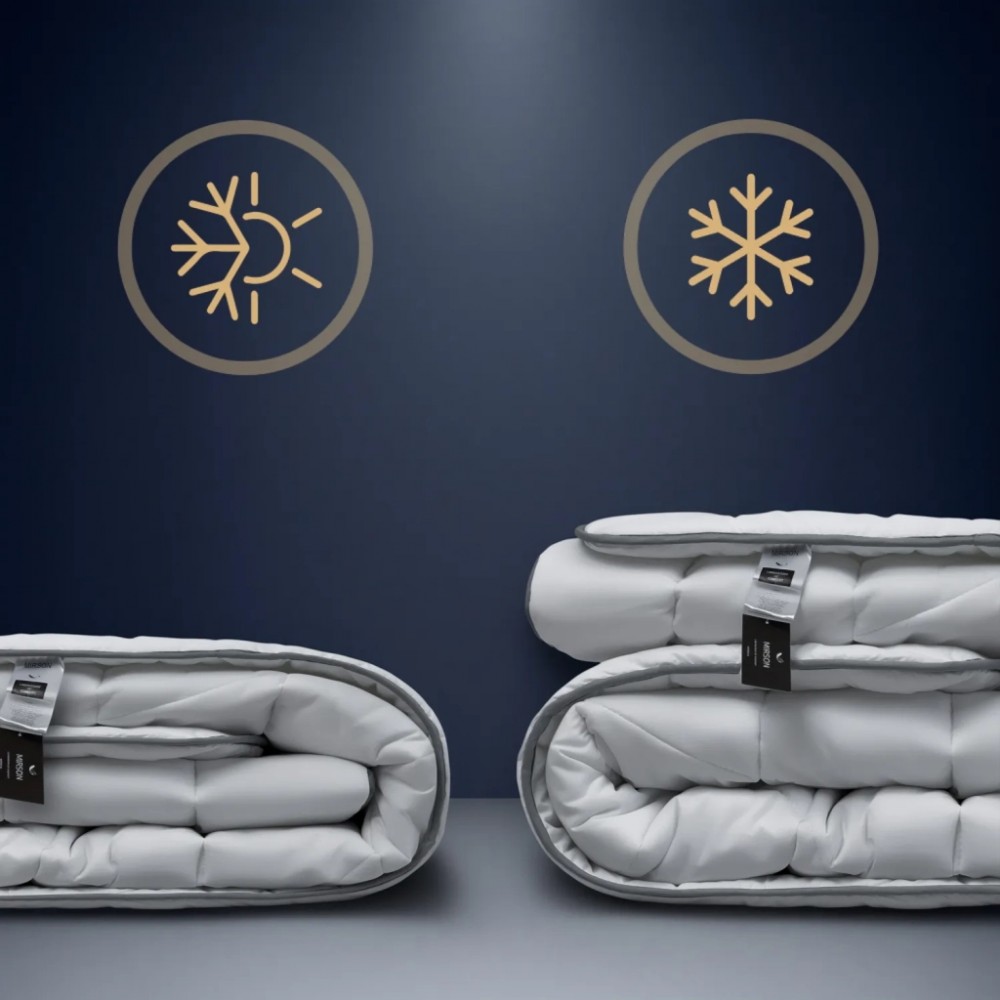 Ковдра MirSon Набір 9591 Royal Ковдра літня Євро 200х220 Ecosilk + Дві подушки 50х70 (2200010807257) — фото 4