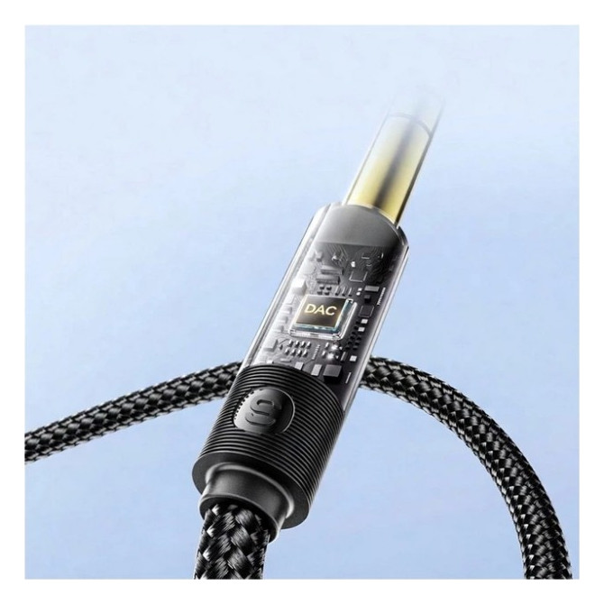 Кабель мультимедійний 3.5mm M to 6.5mm M 1.2m Essager (EYPMM-XL0G-P) — фото 6