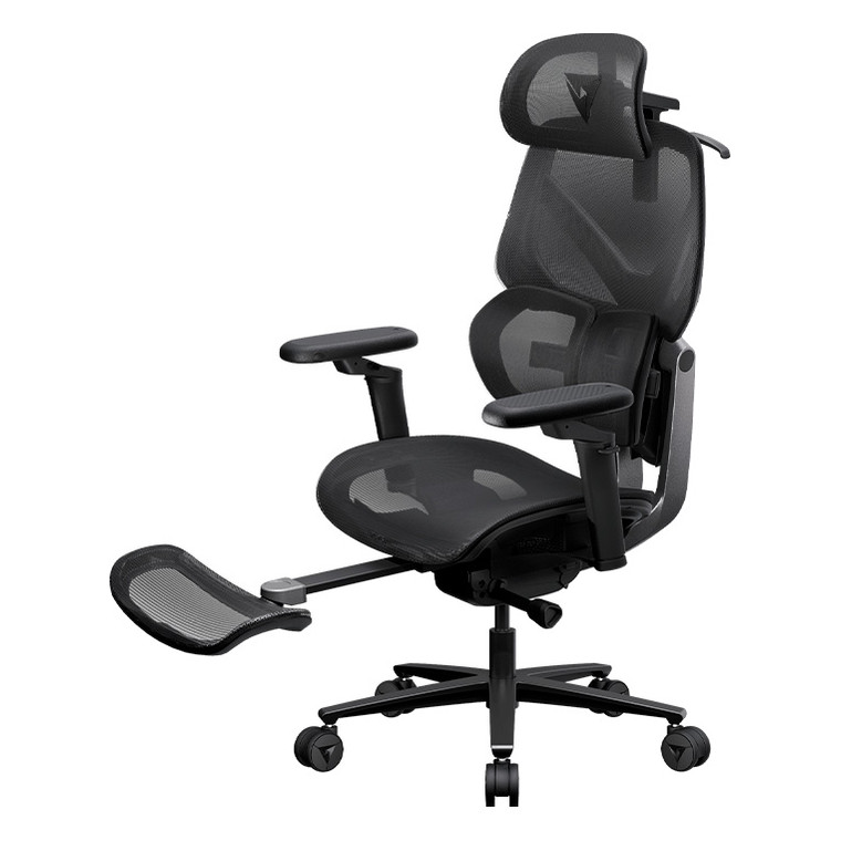 Крісло ігрове TX3 Flex Pro Footrest Mesh Black (TEGC-3089101.11) — фото 3